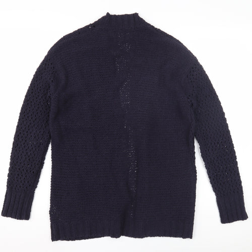 Marks and Spencer Women's Blue Open Front Cardigan S