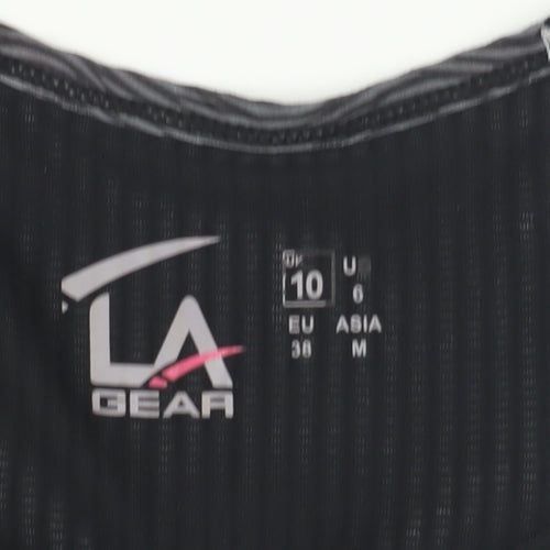 LA Gear Women's Black Gym Tank Top Size 10