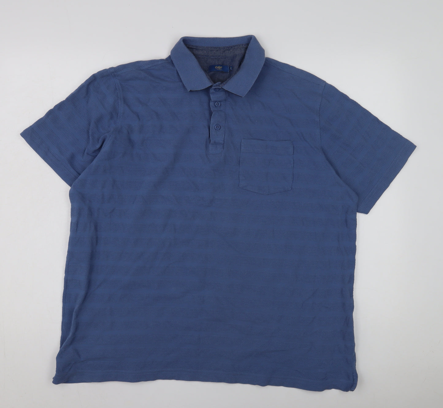 Cotton Traders Men's Blue XL Polo Shirt