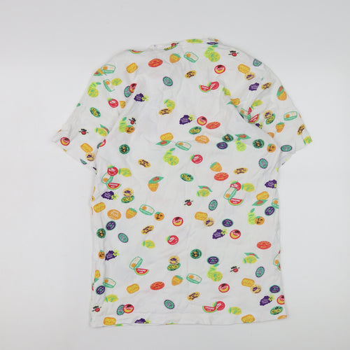 Nike Women's Multicoloured XS Fruit Print T-Shirt
