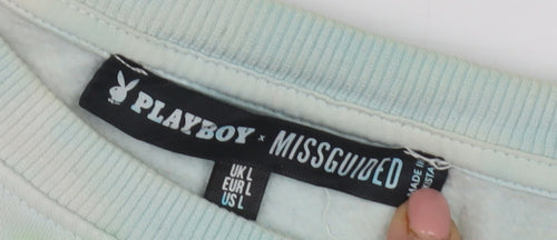 Missguided Women's Multicolour L Pullover Tie-Dye Sweatshirt