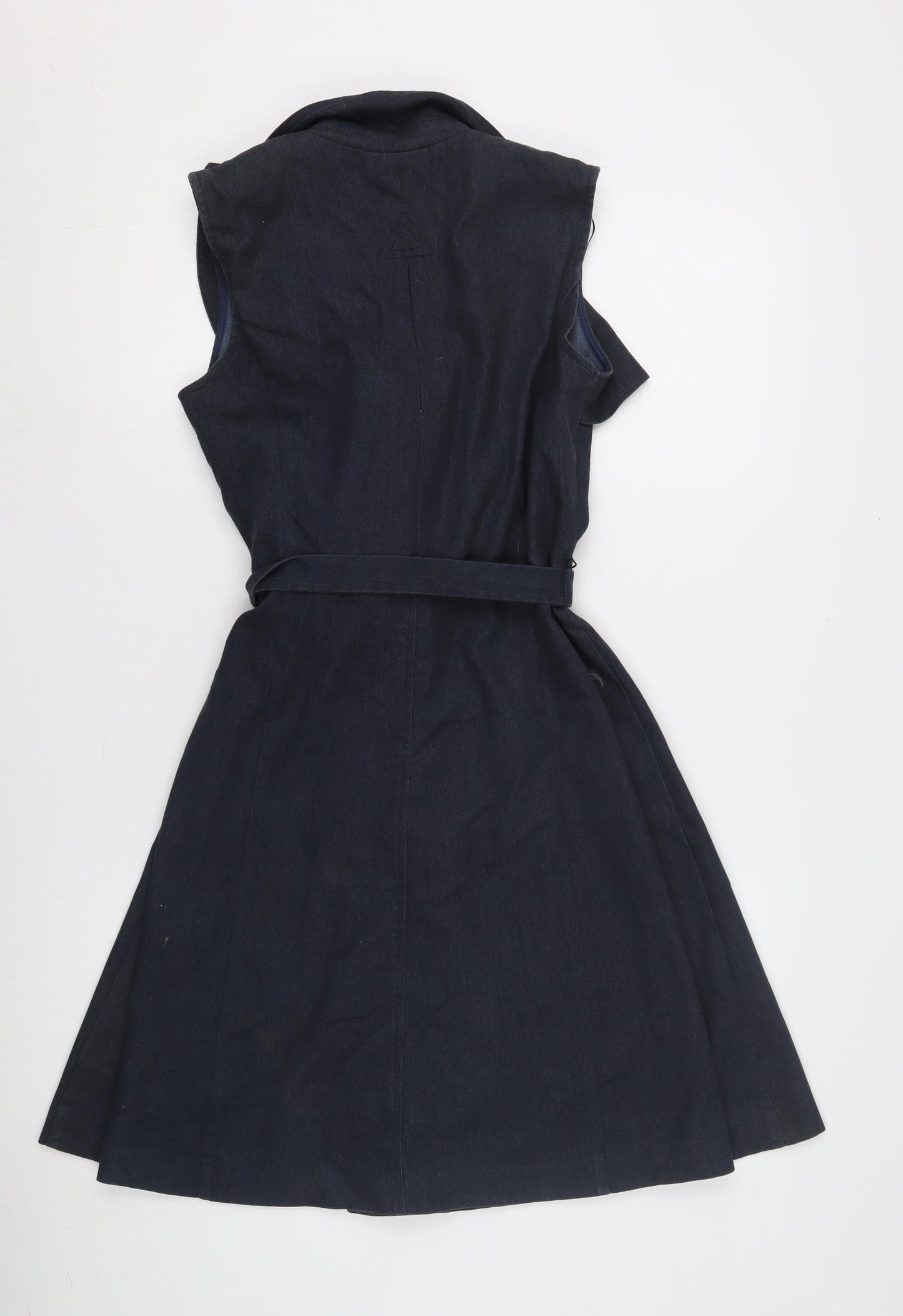 Sandra Darren Women's Blue Shirt Dress - Size 8