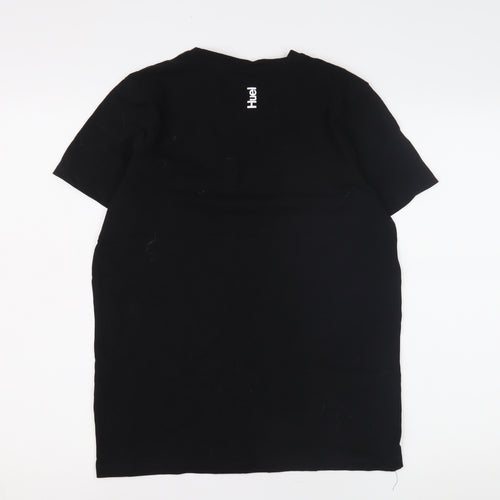 Huel Black T-Shirt, Large, Crew Neck, Short Sleeve