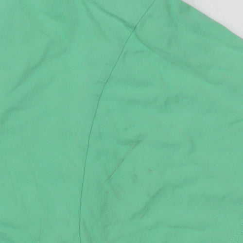 ASOS Women's Green Cropped T-Shirt Size 12