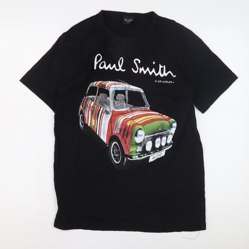 Paul Smith Men’s Black L Graphic Car T-Shirt