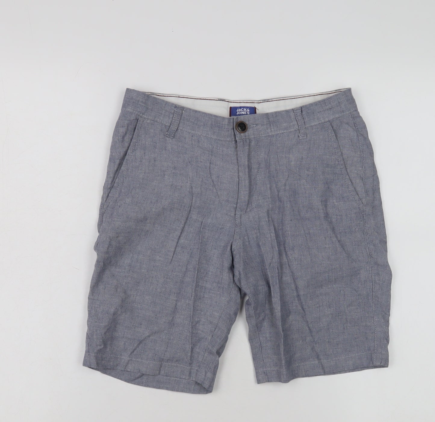 Jack & Jones Boys Grey Chino Shorts, Size M, Classic Style