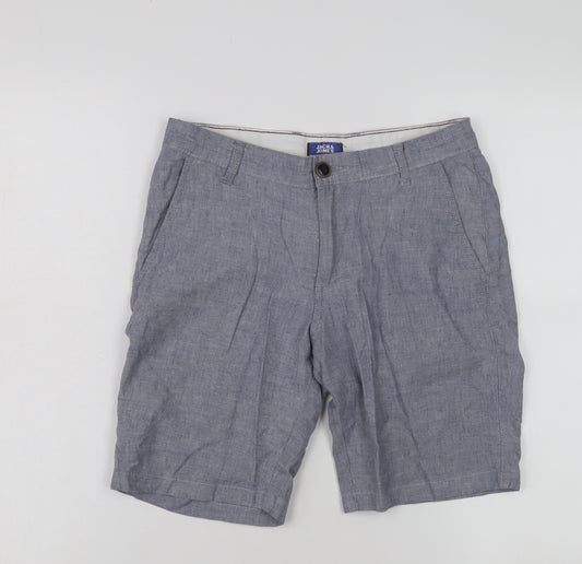 Jack & Jones Boys Grey Chino Shorts, Size M, Classic Style