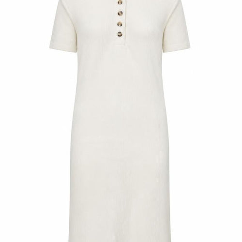 Topshop Women's White Shirt Dress, Size 8, Casual