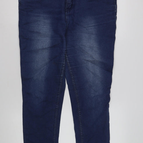 AVON Women's Blue Skinny Jeans, Size 18, Mid Rise