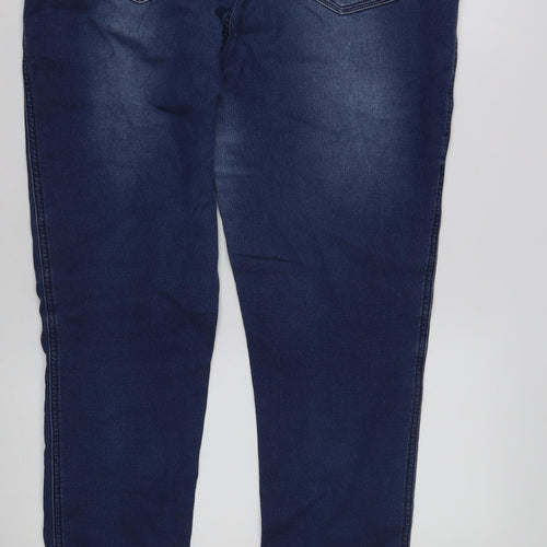 AVON Women's Blue Skinny Jeans, Size 18, Mid Rise
