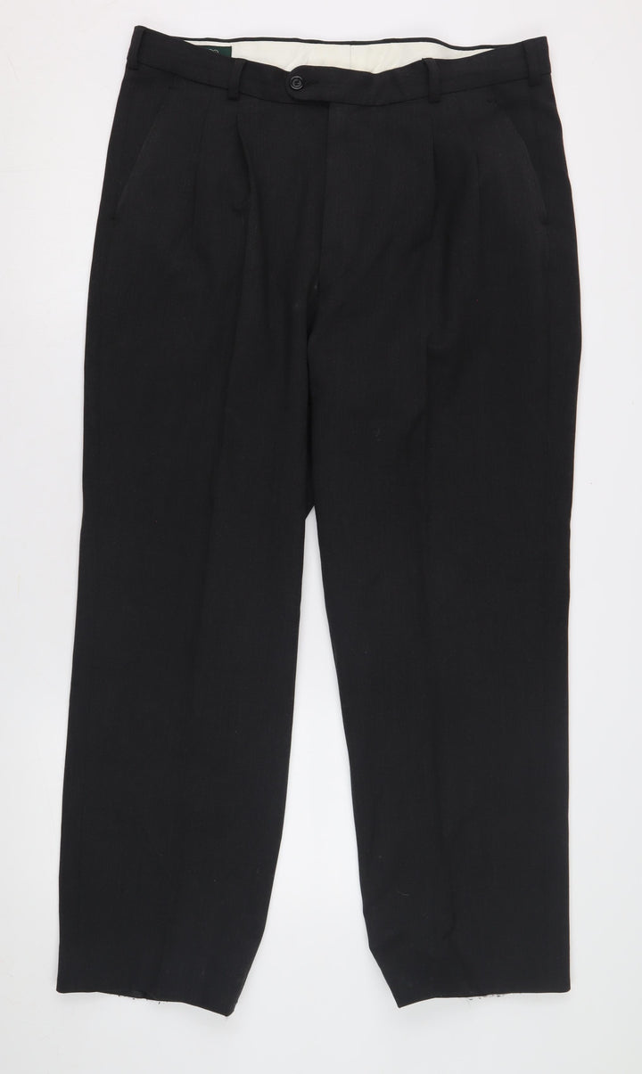 C&A Men's Black Dress Pants - Size 36, Formal Wear