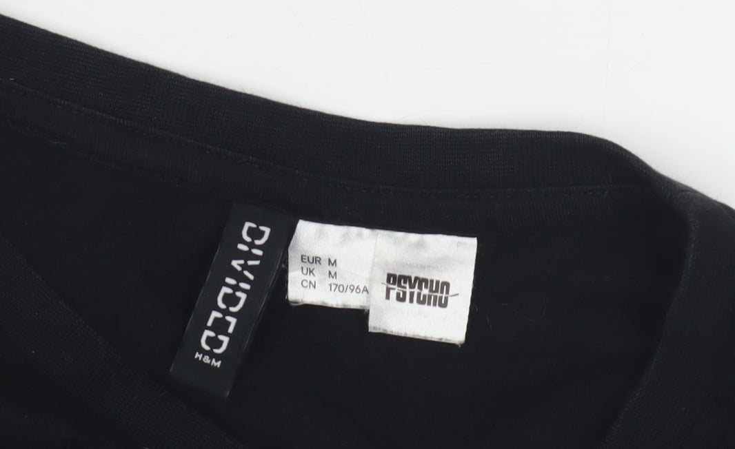 H&M Men's Black Psycho Movie T-Shirt M