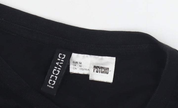 H&M Men's Black Psycho Movie T-Shirt M