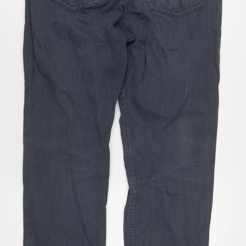 Marks and Spencer Men's Blue Trousers, Size 36