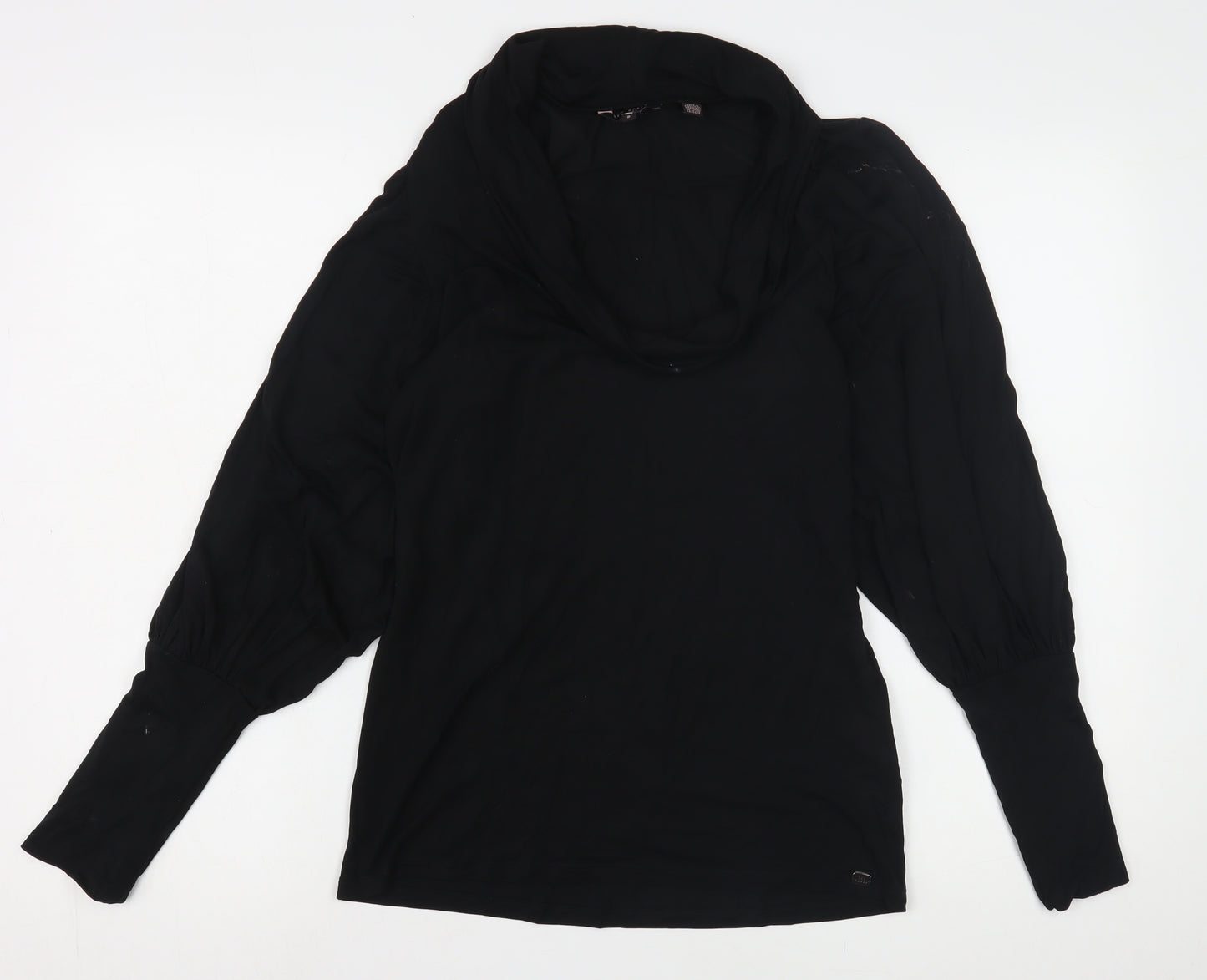 Ted Baker Women's Black Cowl Neck Top Size 6