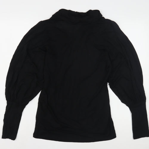 Ted Baker Women's Black Cowl Neck Top Size 6