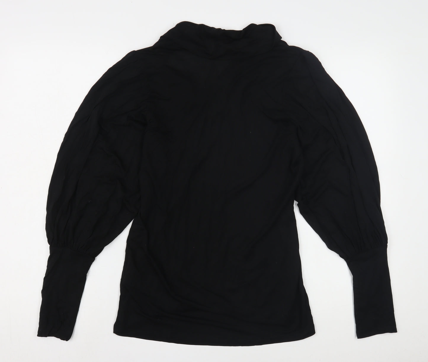 Ted Baker Women's Black Cowl Neck Top Size 6