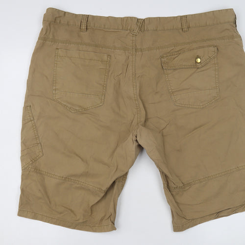 Label J Men's Beige Cargo Shorts XL Casual Pockets