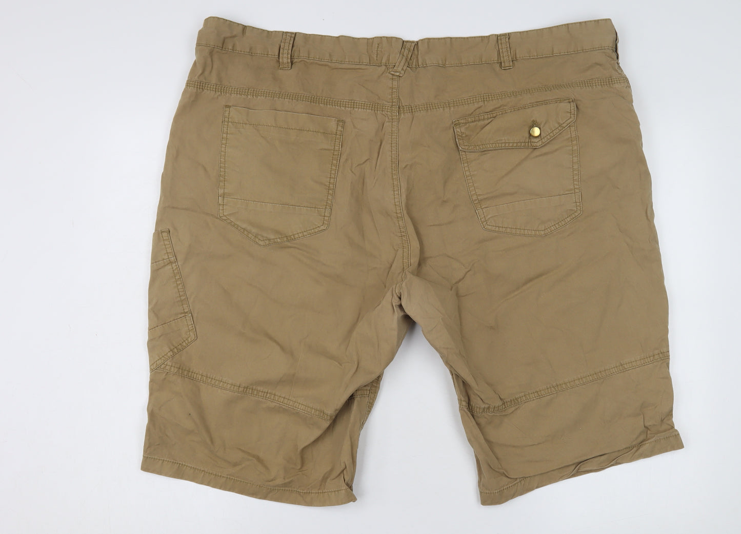 Label J Men's Beige Cargo Shorts XL Casual Pockets
