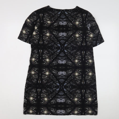 Emma Louise Women's Black Silk Shift Dress Size 8