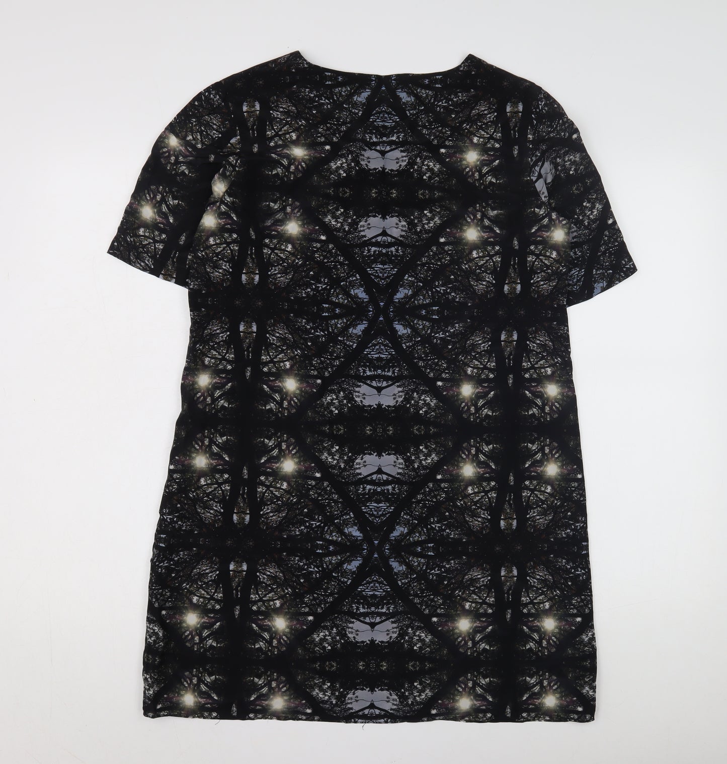 Emma Louise Women's Black Silk Shift Dress Size 8
