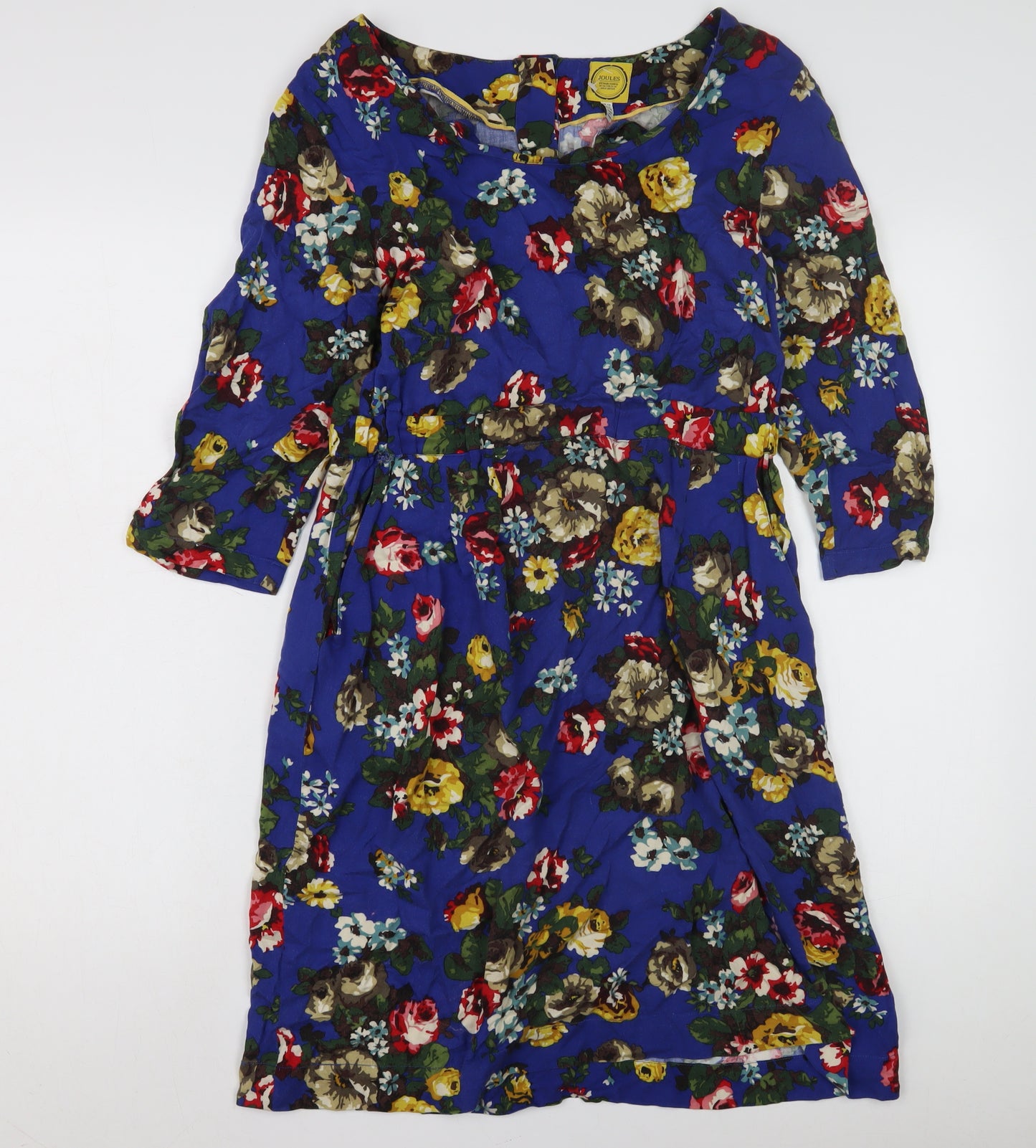 Joules Women's Multicoloured Floral Dress Size 12
