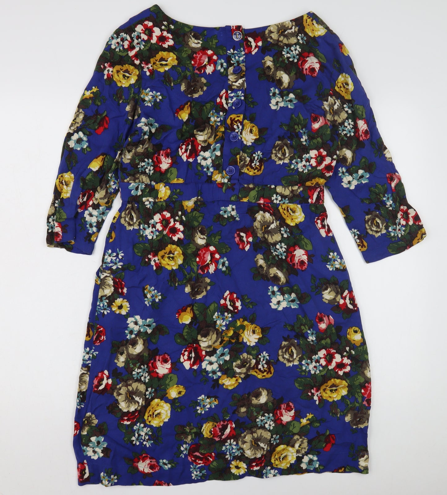 Joules Women's Multicoloured Floral Dress Size 12