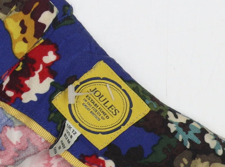 Joules Women's Multicoloured Floral Dress Size 12