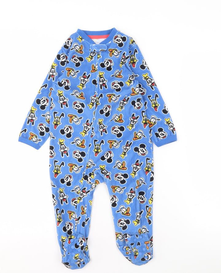 Primark Disney Unisex Blue Babygrow - 18 Months