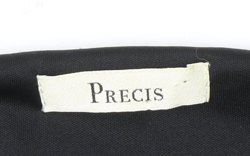 Precis Women's Black Polka Dot A-Line Dress