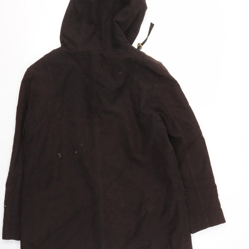 Lakeland Women's Brown Hooded Coat Size 14