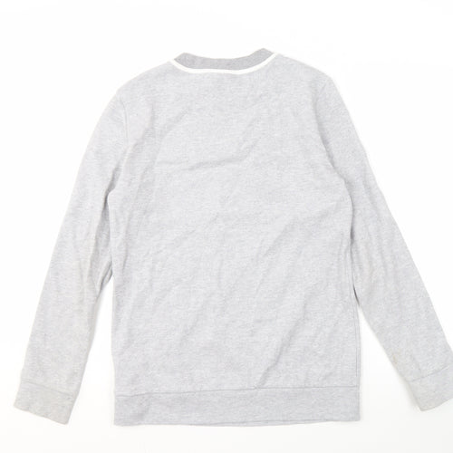 Reebok Men's Grey Pullover Sweatshirt, Size S