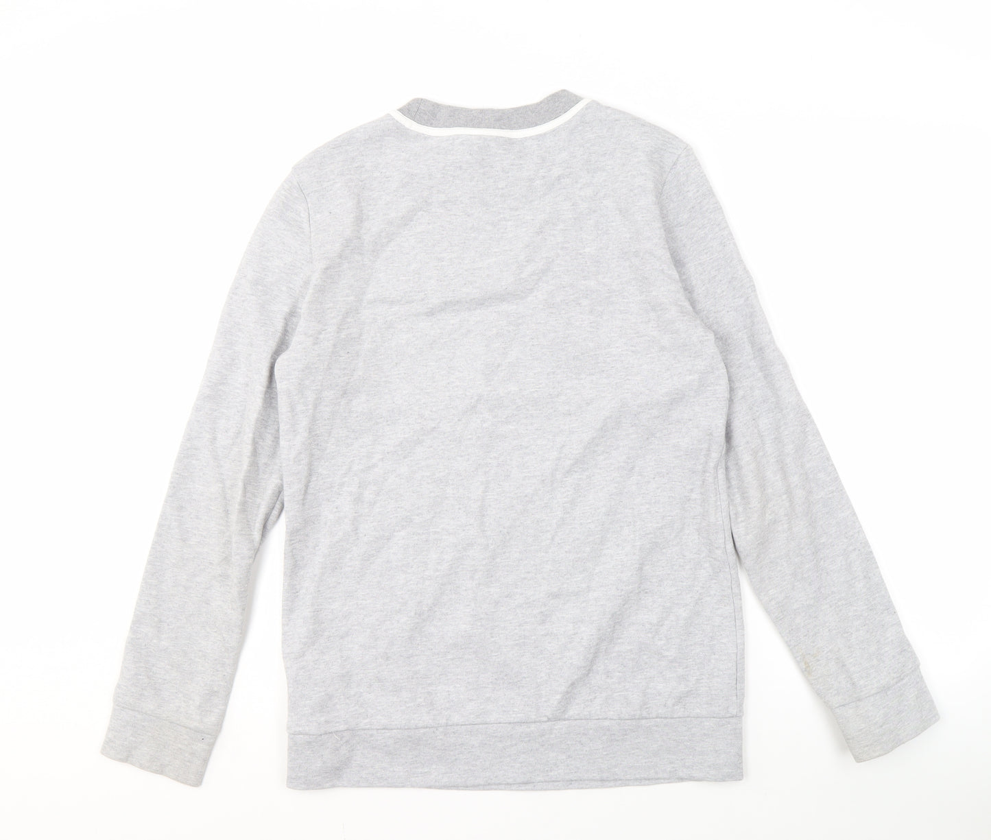 Reebok Men's Grey Pullover Sweatshirt, Size S