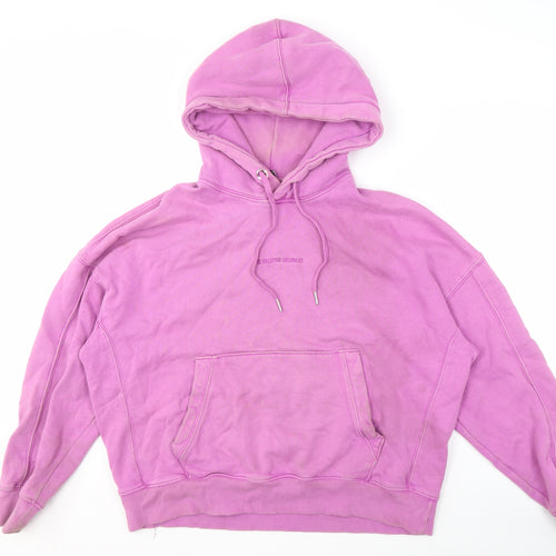 Zara Women’s Pink Pullover Hoodie with Hood, M
