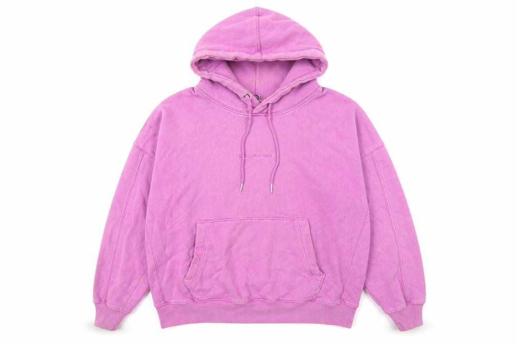 Front view of Zara Women’s Pink Pullover Hoodie with Hood, M