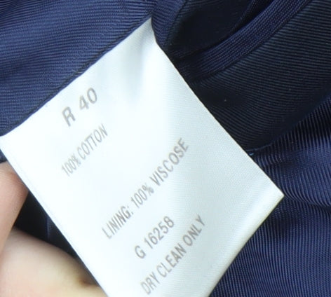 Charles Tyrwhitt Men's Blue Blazer Size 40