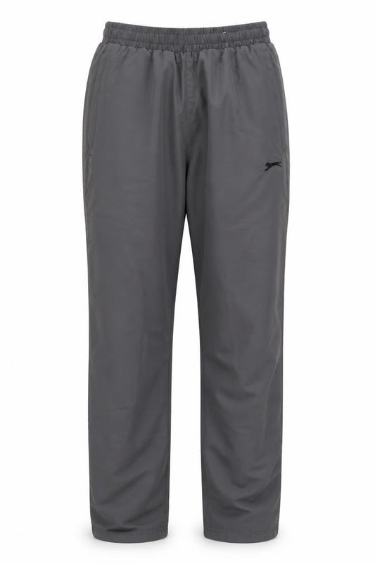 Front view of Slazenger Men's Grey Track Pants XS Sportswear