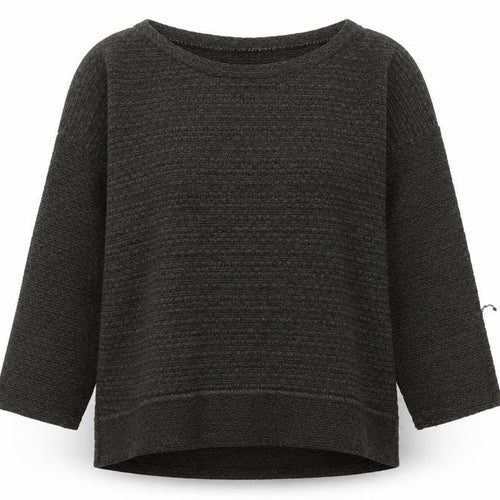 Izabel London Women's Black Boat Neck Jumper S