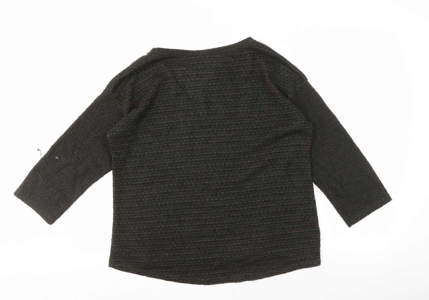 Izabel London Women's Black Boat Neck Jumper S