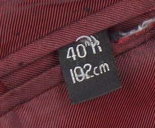 Dehavilland Men's Black Wool Striped Suit Jacket 40R