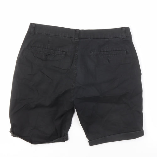 ASOS Men's Black Chino Shorts - Size 32, Regular Fit