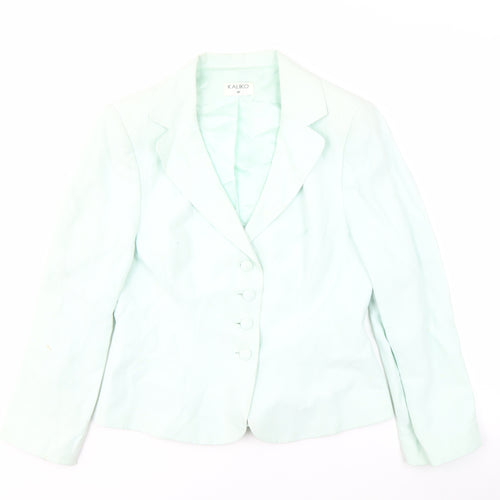 Kaliko Women's Green Blazer, Size 10