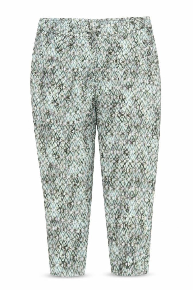 Hush Women's Multicoloured Cropped Trousers