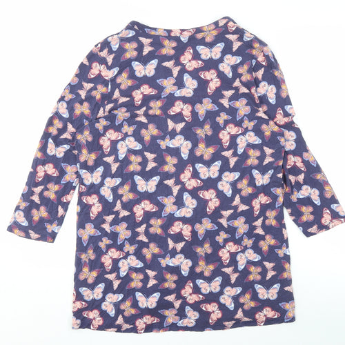 Bonmarché Women's Multicoloured V-Neck Button-Up Top