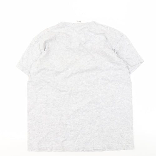 Fruit of the Loom Boys Grey SpongeBob T-Shirt 9-10Y Graphic