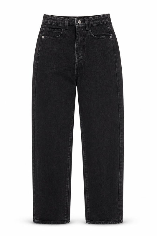 Front view of PRETTYLITTLETHING Women's Black Jeans, size 4