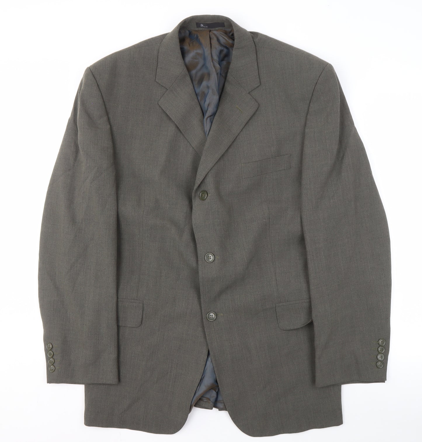 BHS Men's Grey Regular Fit Blazer 44