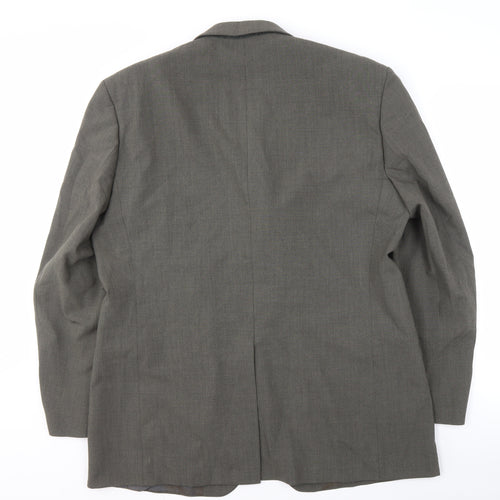 BHS Men's Grey Regular Fit Blazer 44