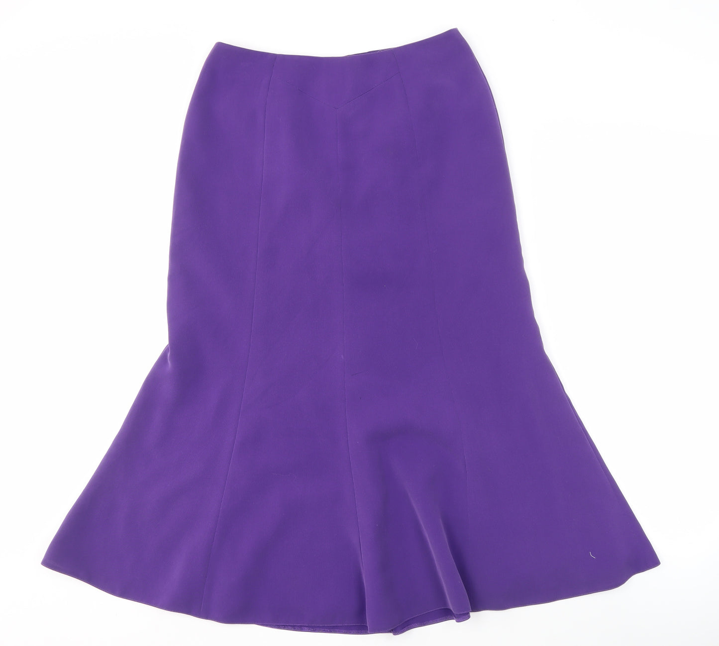 Jacques Vert Women's Purple Trumpet Skirt Size 12