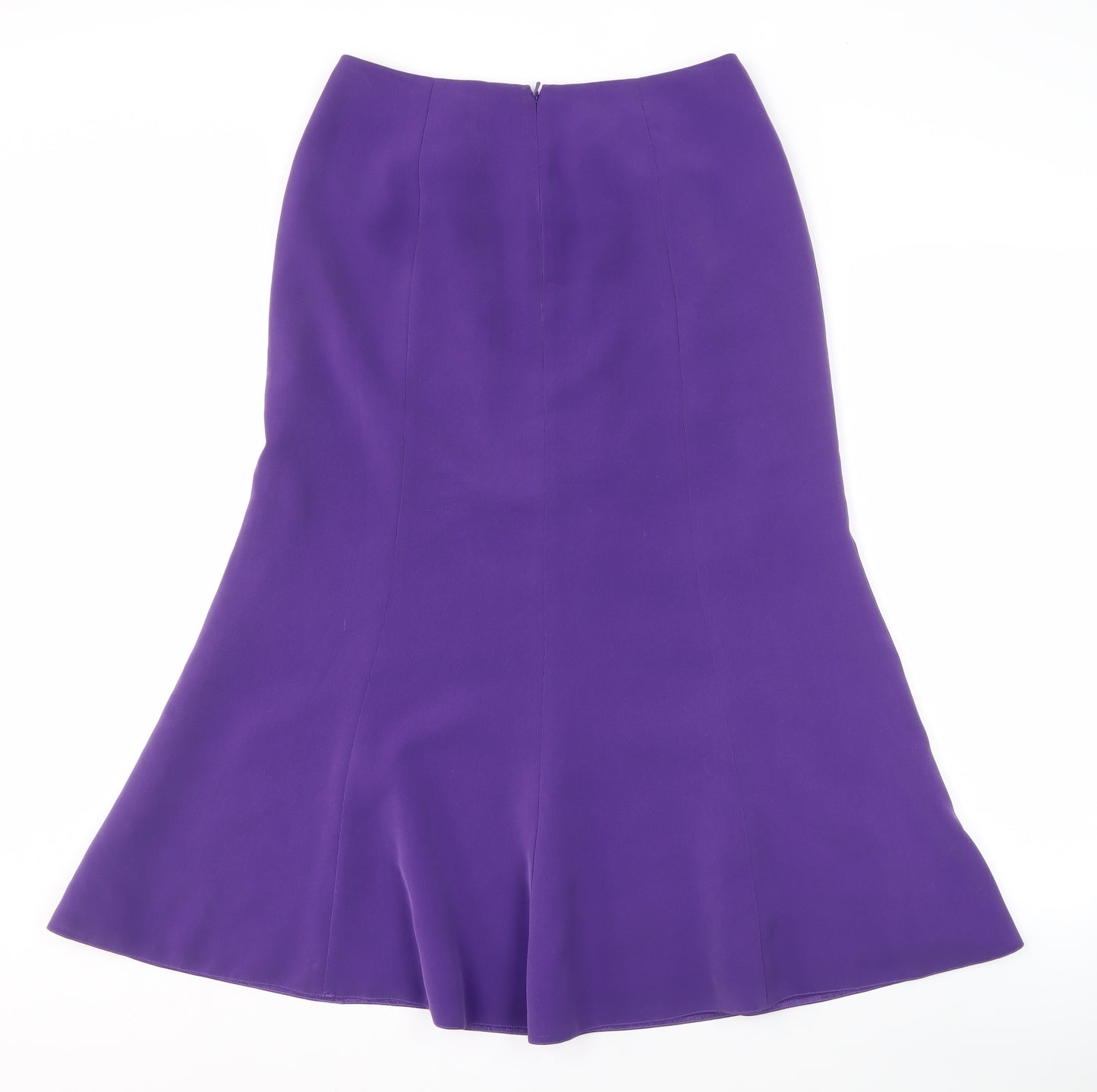Jacques Vert Women's Purple Trumpet Skirt Size 12